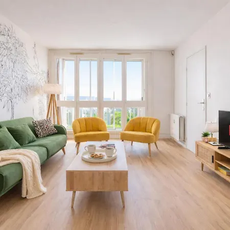 Grand 10 Pers, Ventilateur, 5 & Parking Gratuit Lägenhet