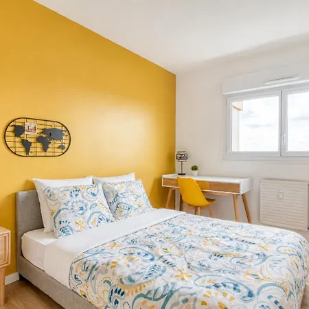 Lägenhet Grand 10 Pers, Ventilateur, 5 & Parking Gratuit Angers